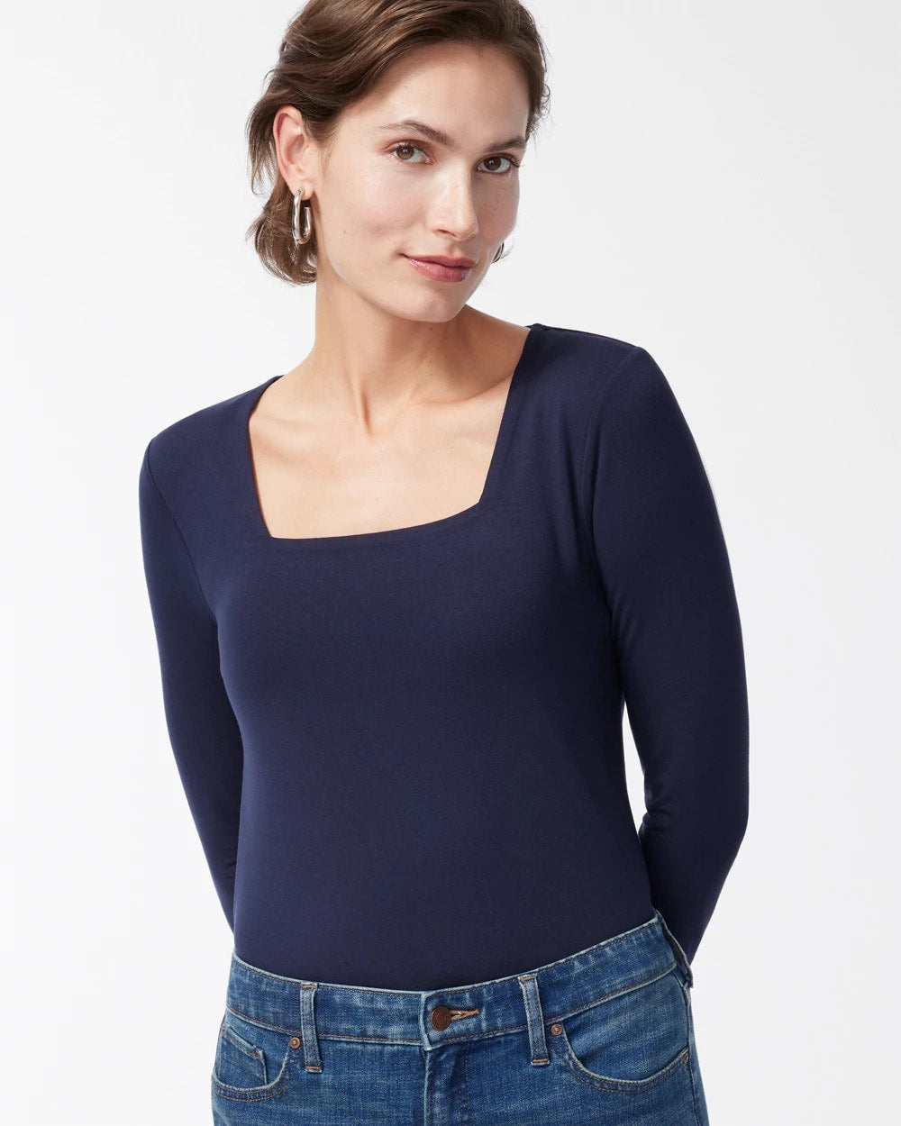 Chico's Recommended | Touch of Cool™ Square Neck Tee