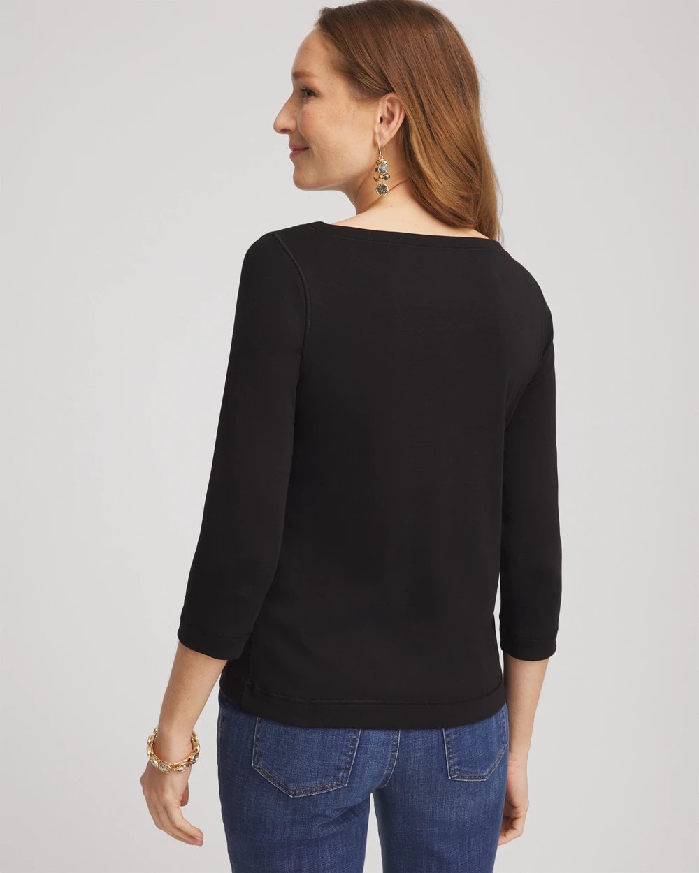 Chico's Great Value | Pima Cotton 3/4 Sleeve Tee