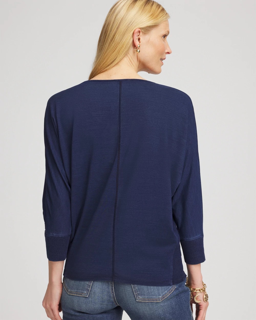 Chico's Premium | Dolman Denim Tee