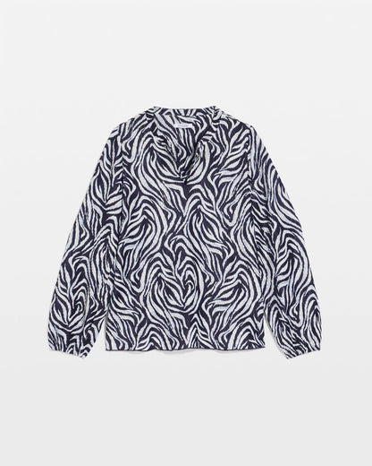 Chico's Customer Favorite | Zebra Waves Crinkle Top