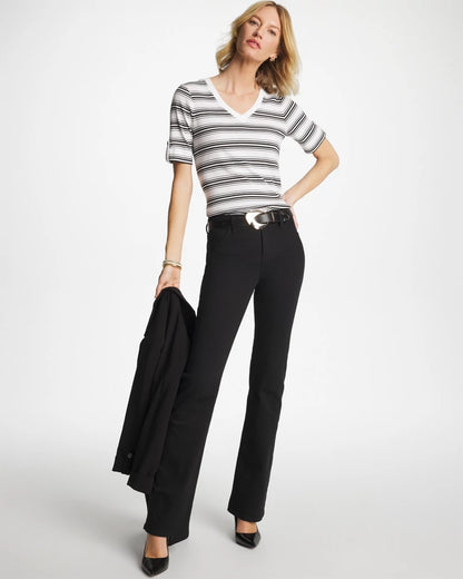 Chico's Featured | Pima V-Neck Tab Sleeve Tee