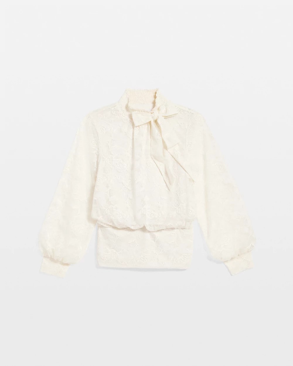 Chico's Special Offer | Tie-Neck Banded-Bottom Top
