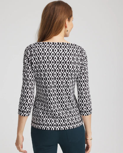 Chico's Best Price | Pima 3/4 Sleeve Tee