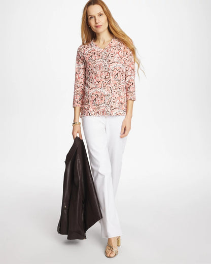 Chico's Trending | Pima 3/4 Sleeve Tee