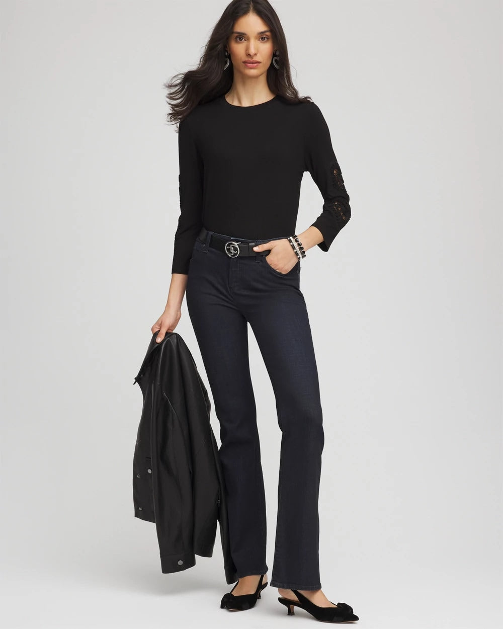 Chico's Deals | Heart Sleeve Detail Tee