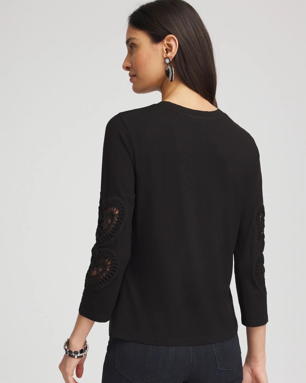 Chico's Deals | Heart Sleeve Detail Tee