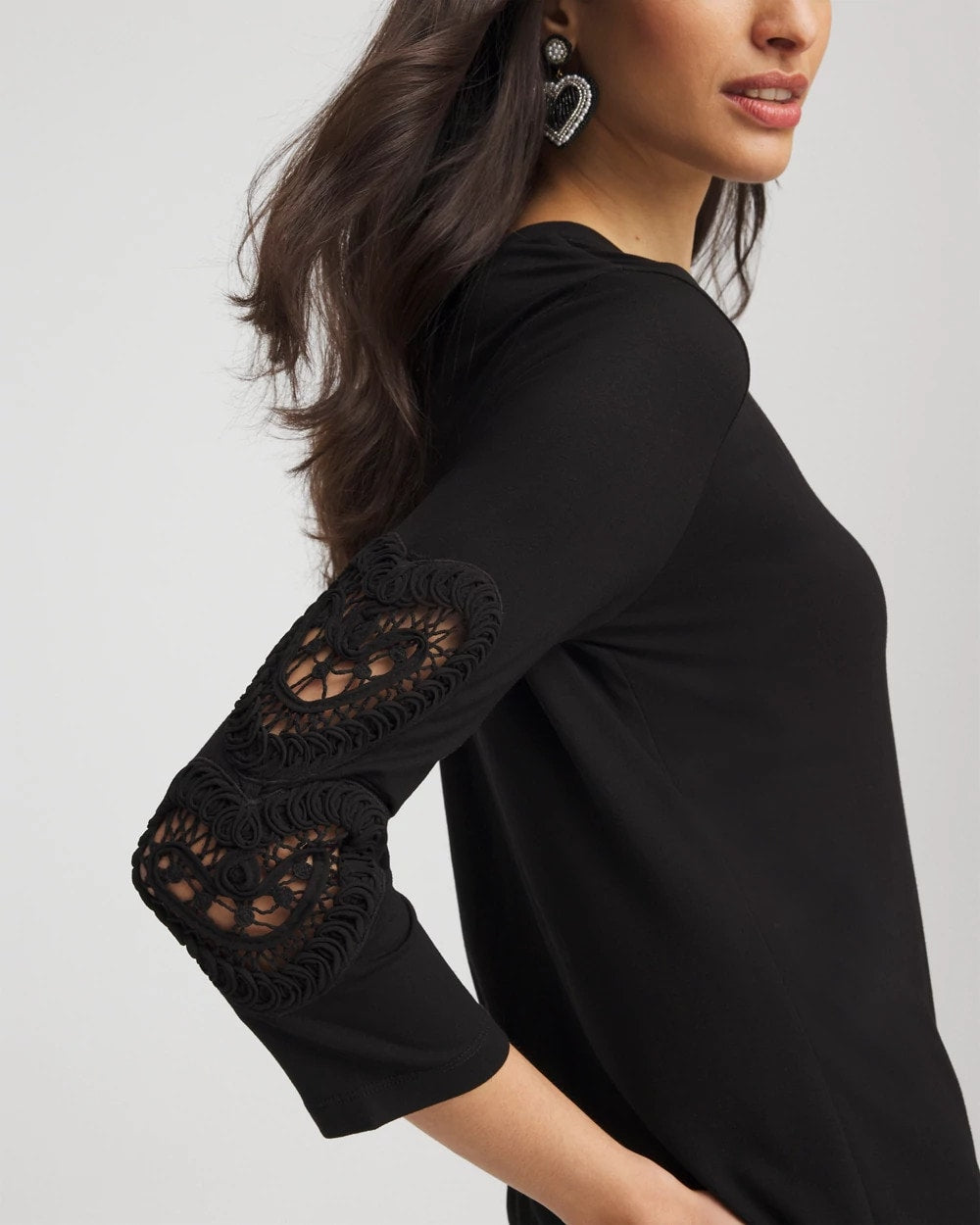 Chico's Deals | Heart Sleeve Detail Tee