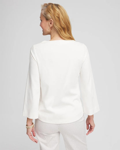 Chico's Value | Soutache Stitch Top