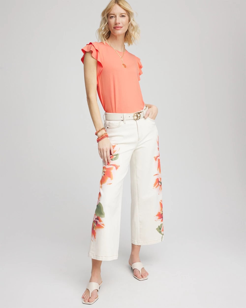 Chico's Exclusive | Touch of Cool™ Flutter Sleeve Tee