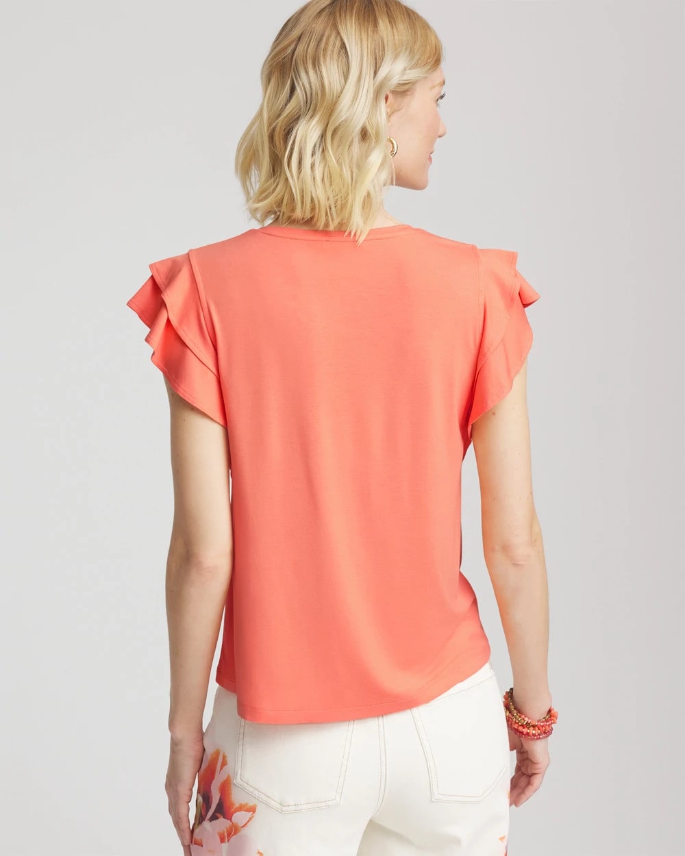 Chico's Exclusive | Touch of Cool™ Flutter Sleeve Tee