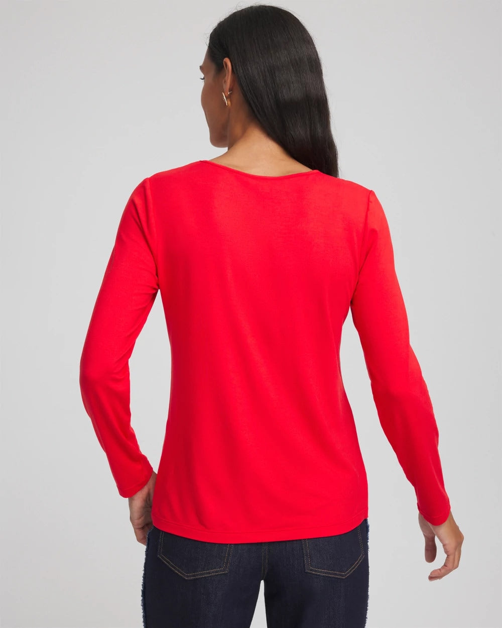 Chico's Trending | Embellished Heart V-Neck Tee