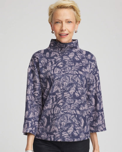 Chico's Sale | Animal Cozy Turtleneck
