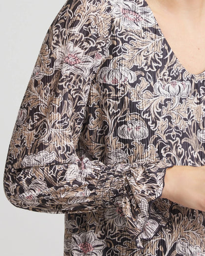 Chico's Deals | Bloom Crinkle Bodre Top