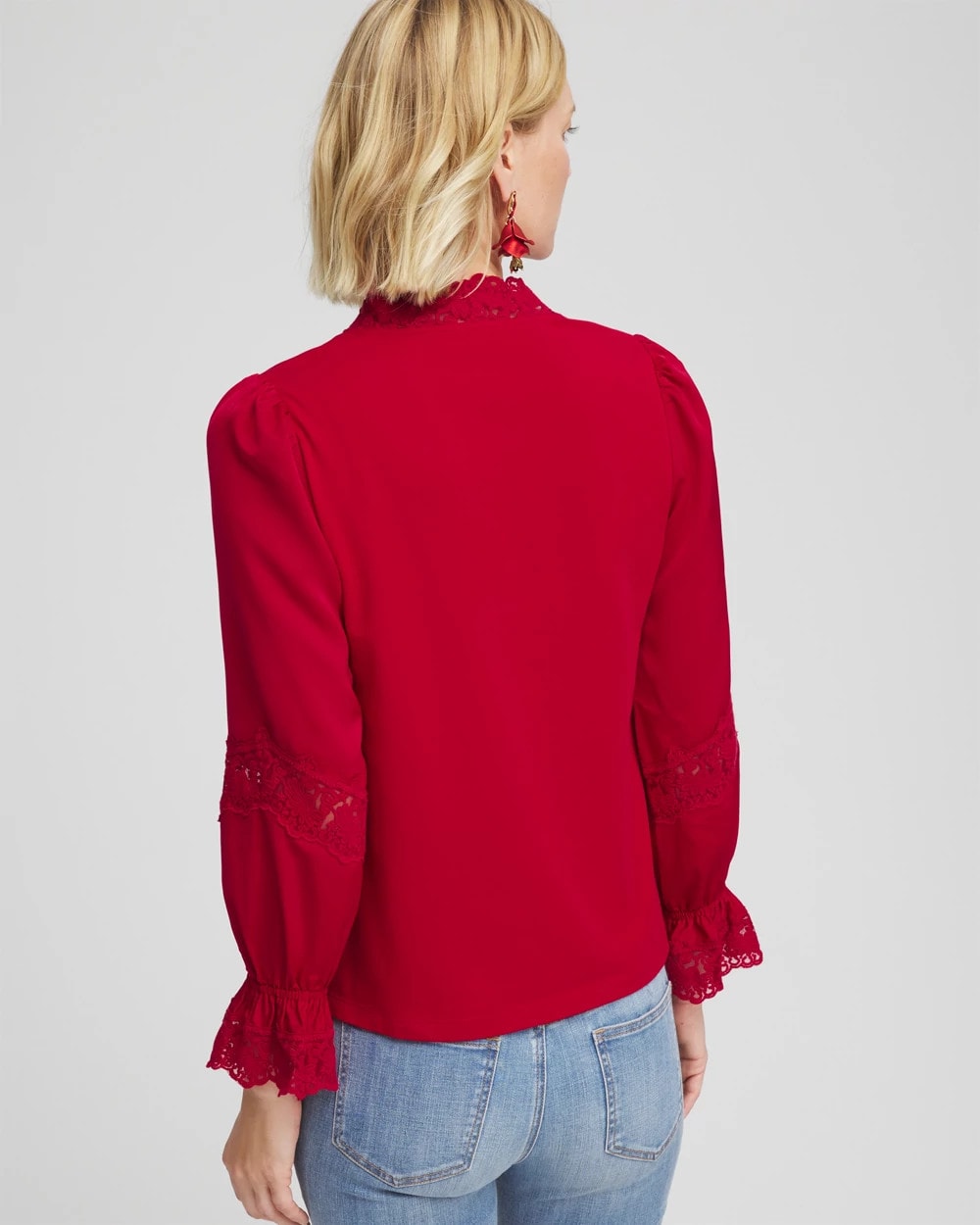 Chico's Everyday | Lace V-Neck Top