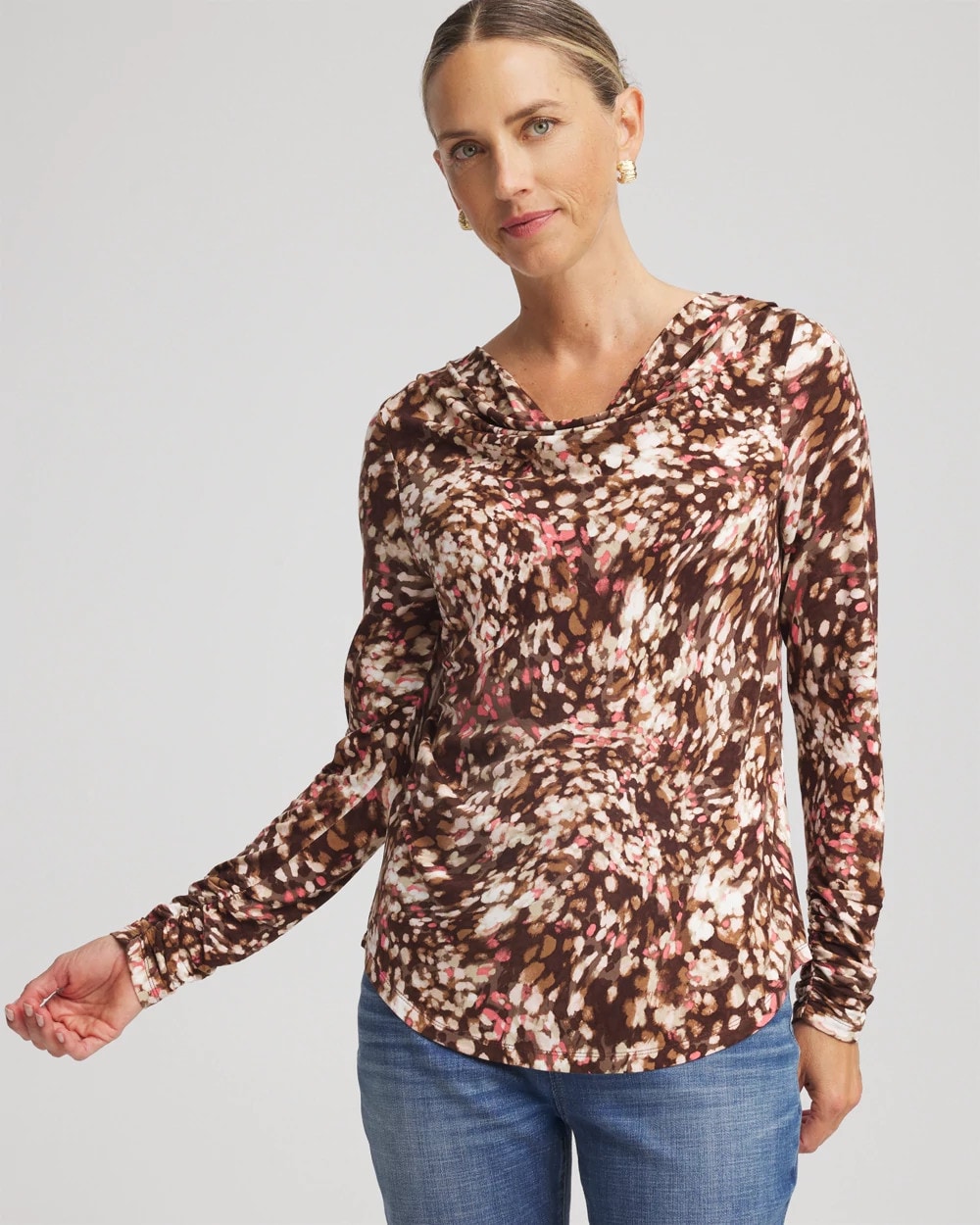 Chico's Sale | Touch of Cool™ Cowlneck Tee