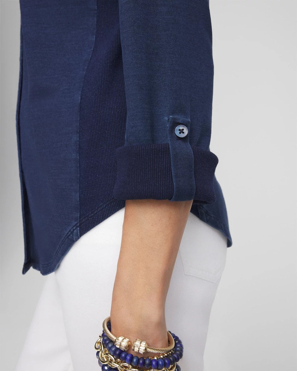 Chico's Quality | Collared Henley Top