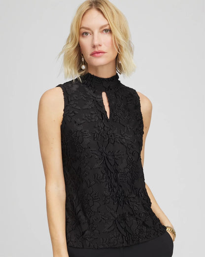 Chico's Hot Sale | Burnout Mockneck Tank