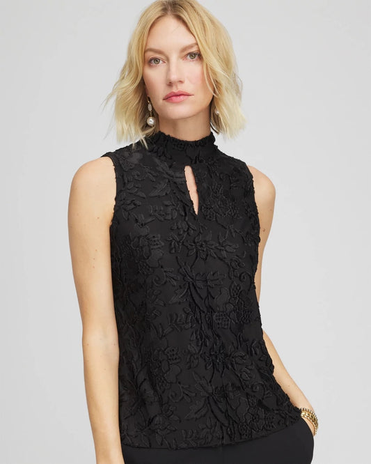 Chico's Hot Sale | Burnout Mockneck Tank