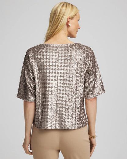 Chico's Latest | Art Deco Dolman Sequins Tee