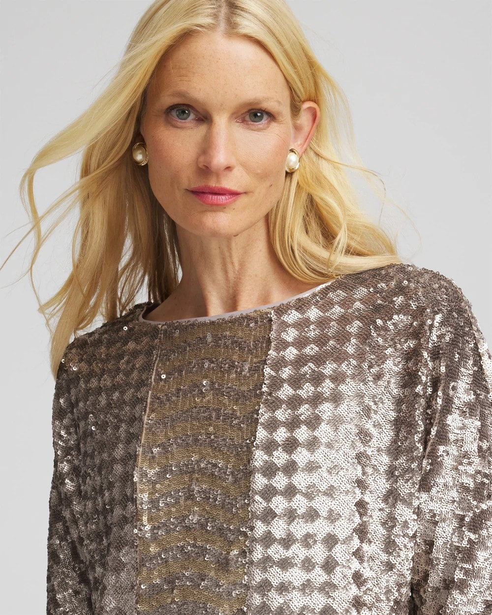 Chico's Latest | Art Deco Dolman Sequins Tee