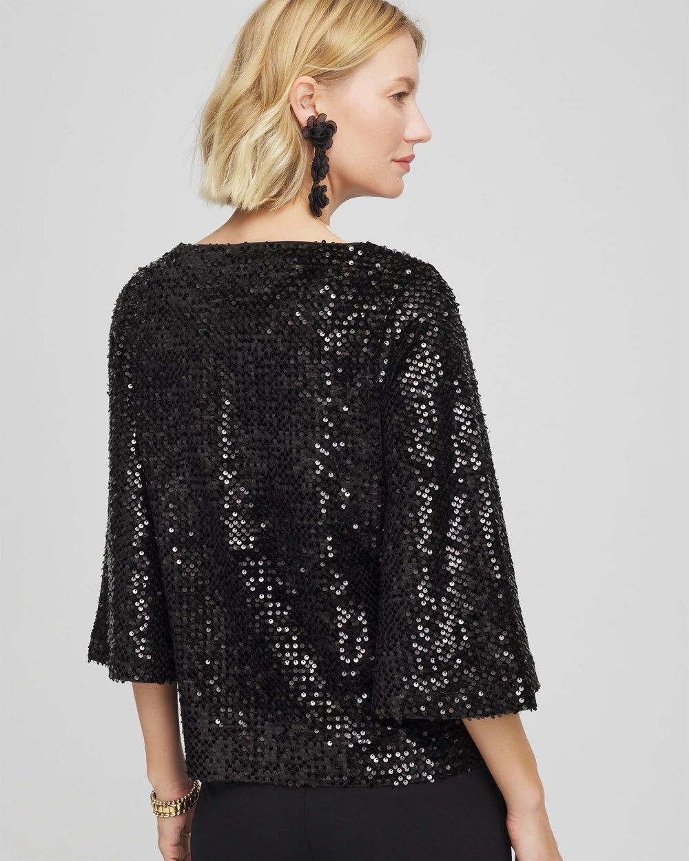 Chico's Latest | Sparkling Sequin Party Tee