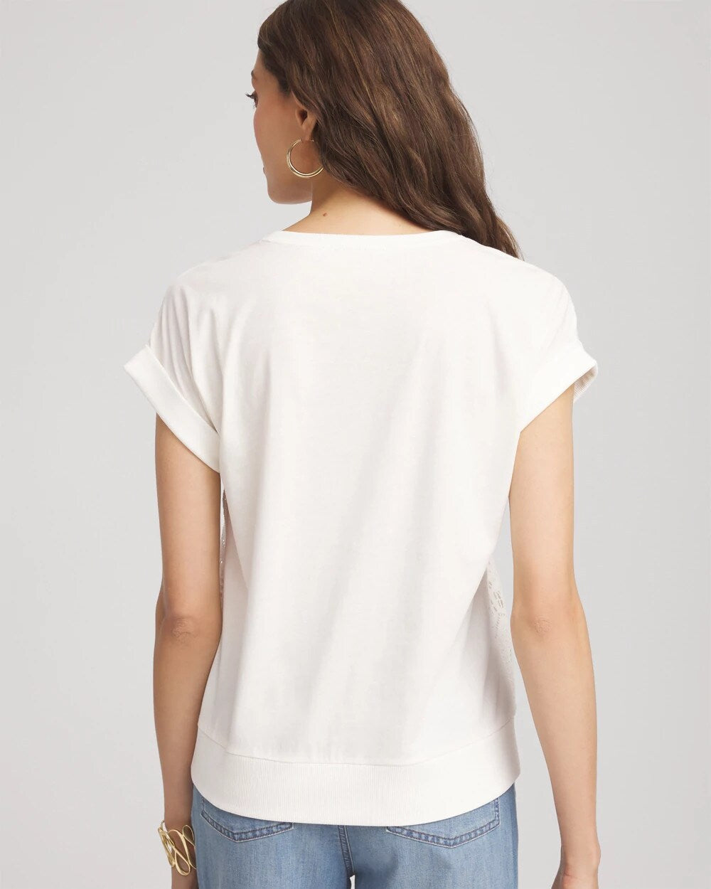 Chico's Trending | Crocheted Cotton-Blend Shirt