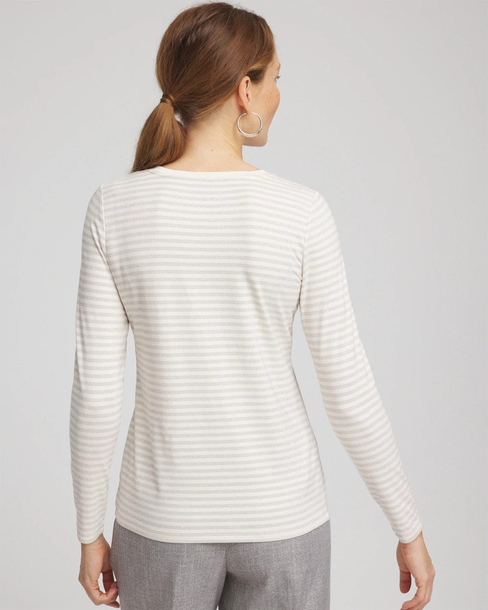 Chico's Trending | Metallic Layering Tee