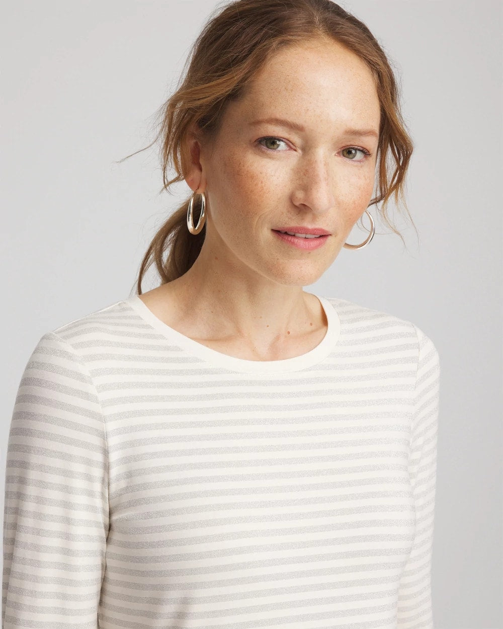 Chico's Trending | Metallic Layering Tee