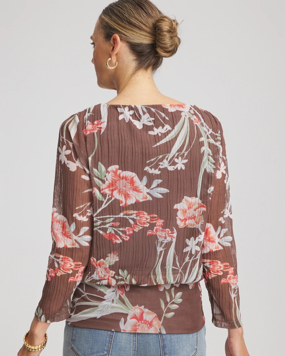 Chico's Deals | Textured Banded-Hem Top