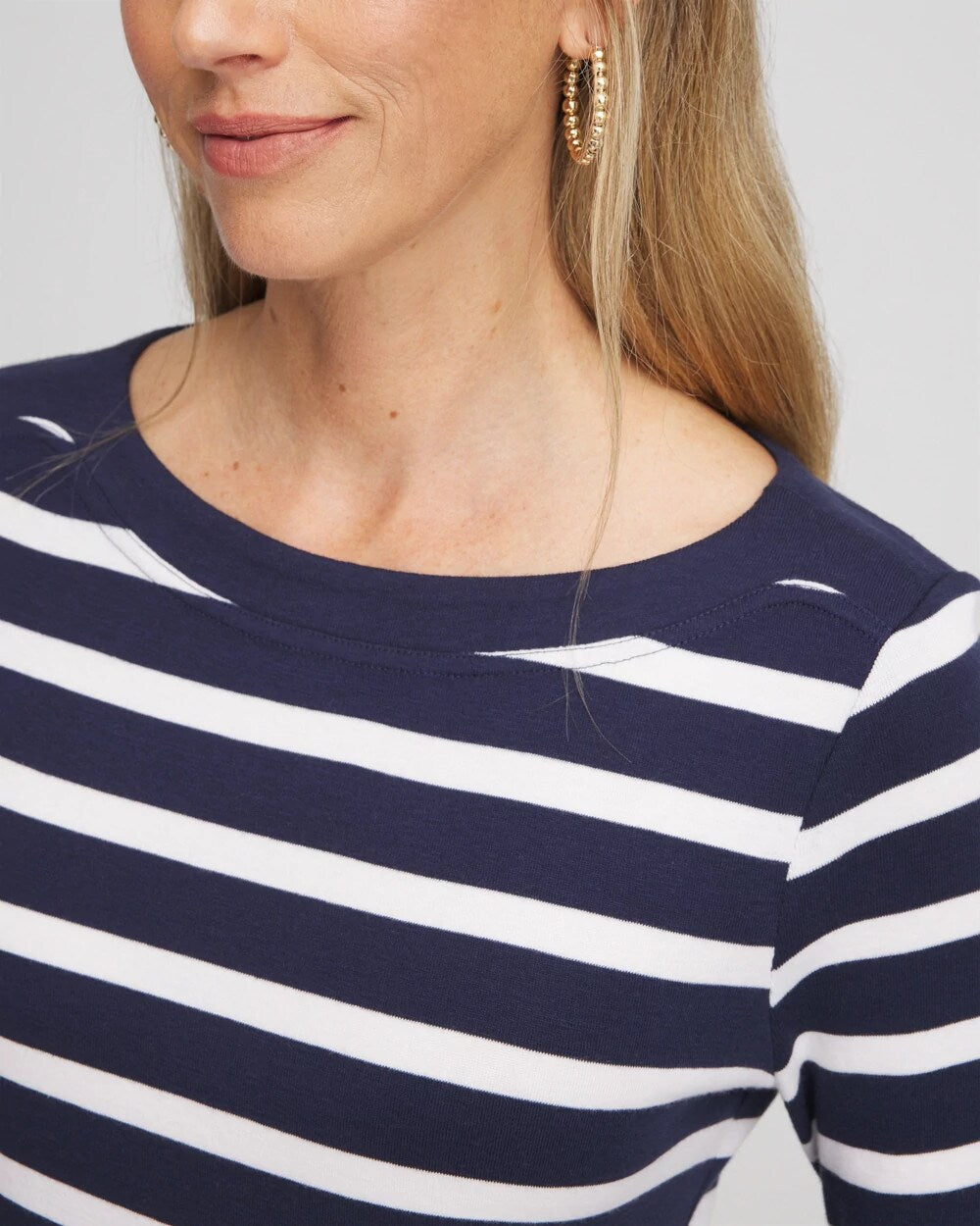 Chico's Special Offer | Stretch Cotton Boatneck Tunic