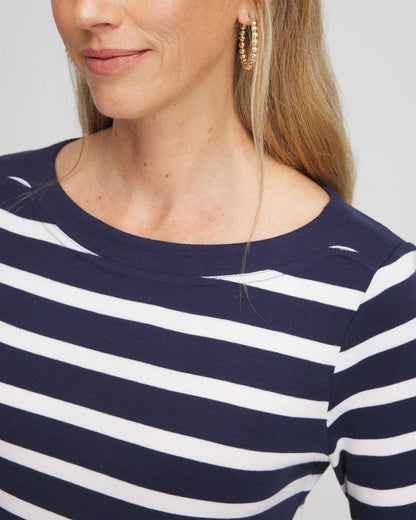 Chico's Special Offer | Stretch Cotton Boatneck Tunic