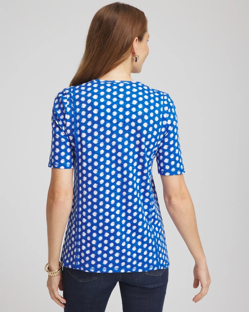 Chico's Special Offer | Printed Slub Short Sleeve Tee
