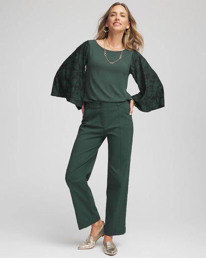 Chico's Discount | Touch of Cool™ Burnout Angel-Sleeved Top