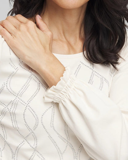 Chico's Quality | Embellished Long-sleeve Top