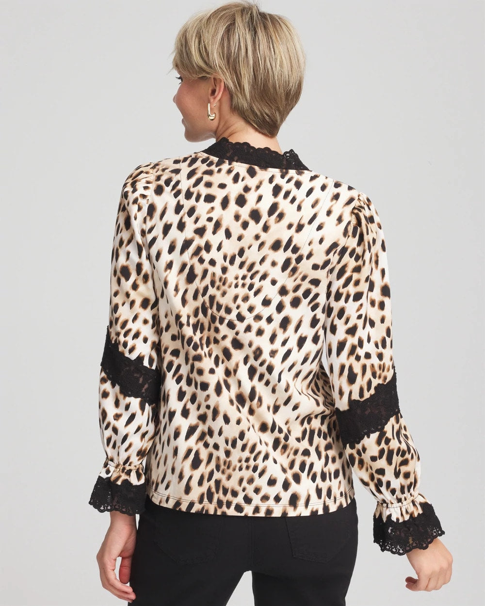 Chico's Value | Animal Print Long-Sleeved Top