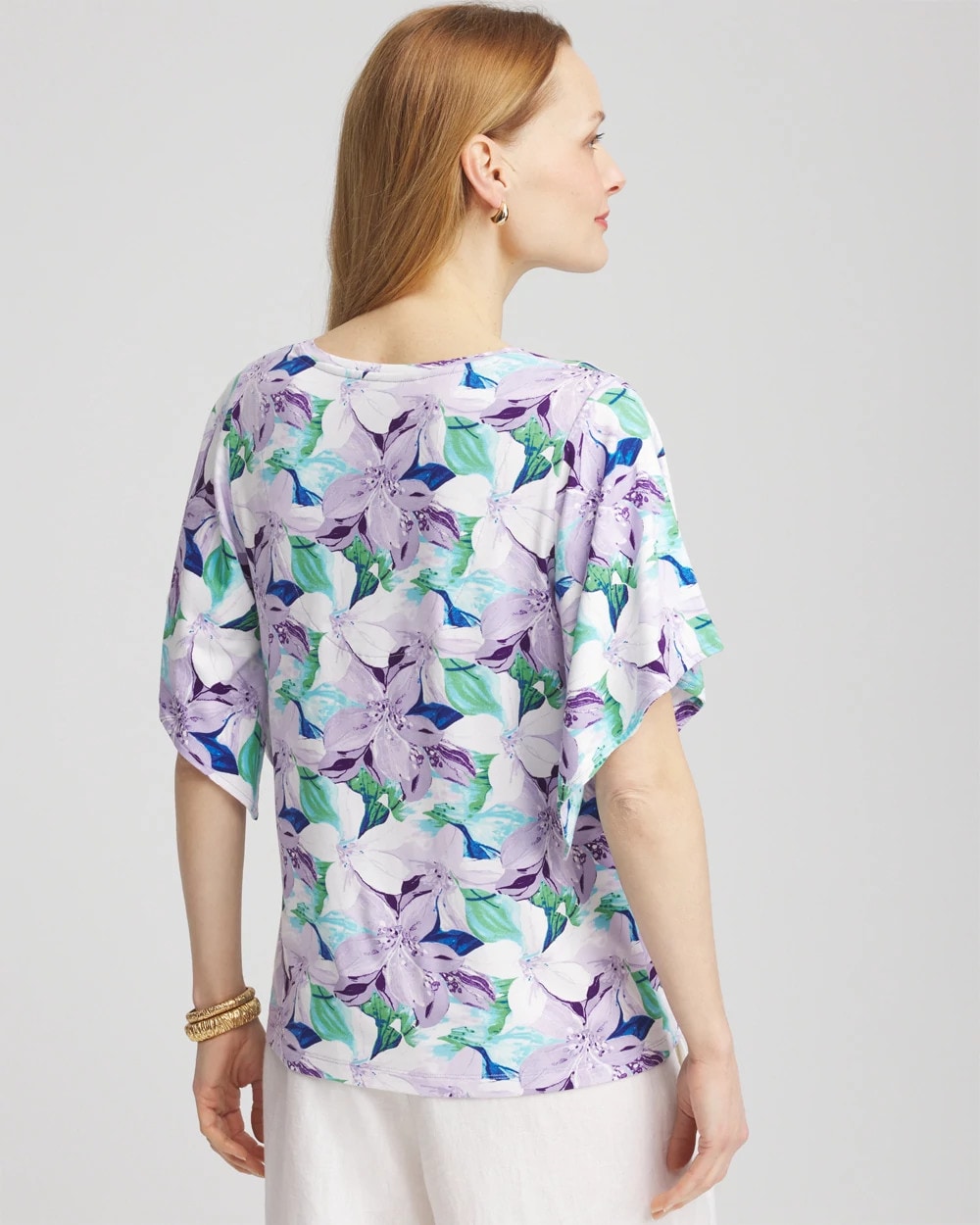Chico's Customer Favorite | Touch of Cool™ Lily Handkerchief-Sleeve V-Neck Tee