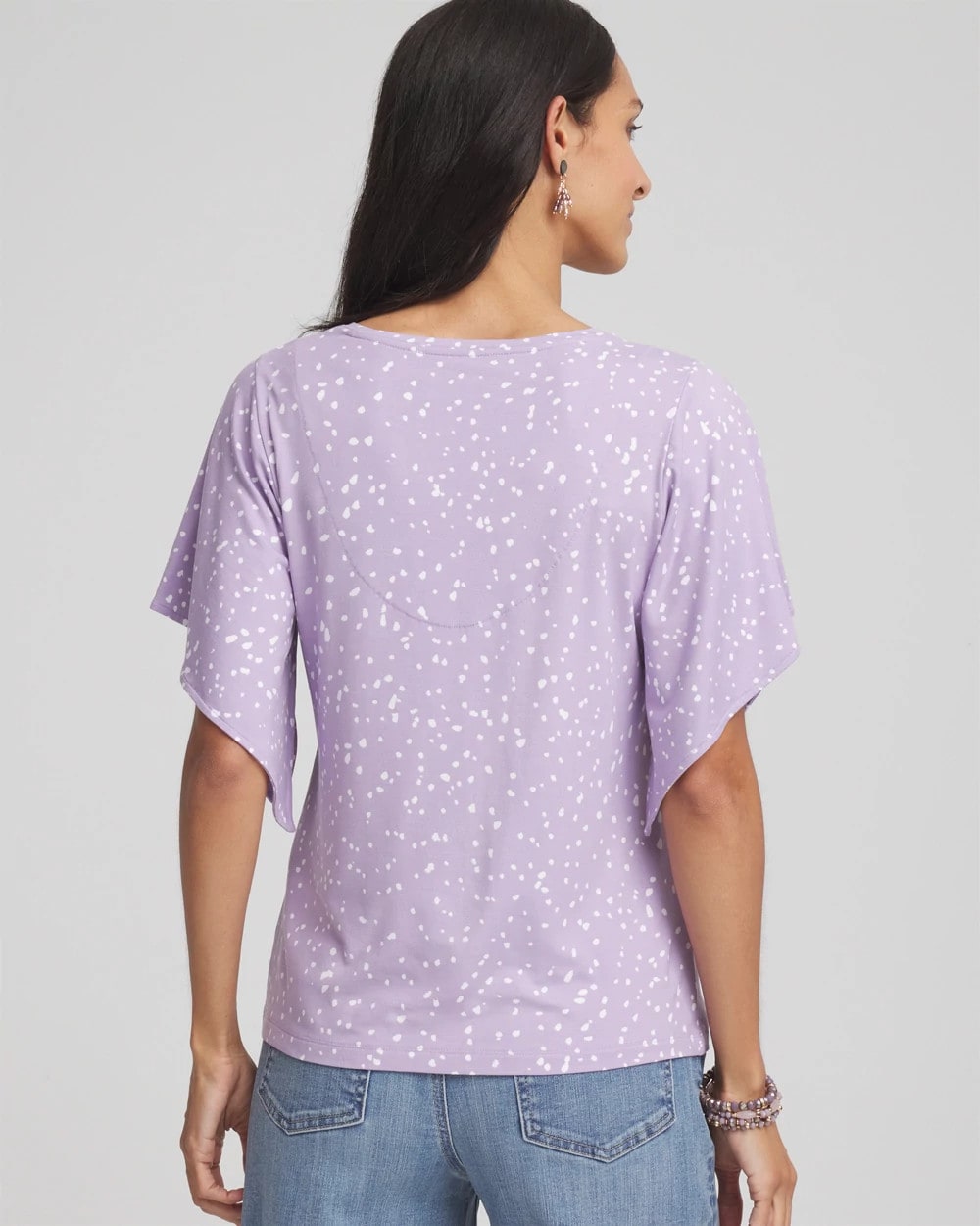 Chico's Popular | Touch of Cool™ Handkerchief-Sleeve V-Neck Tee