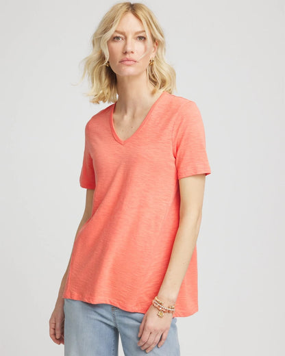 Chico's Value | Slub V-Neck Tee