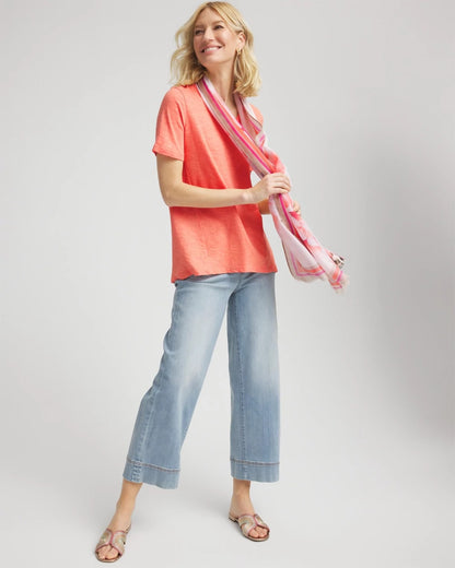Chico's Value | Slub V-Neck Tee