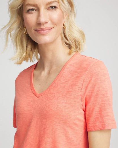 Chico's Value | Slub V-Neck Tee