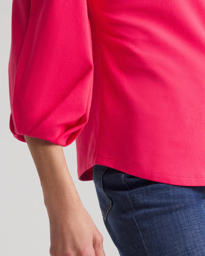 Chico's Top Pick | Cotton Tuck Sleeve Tee