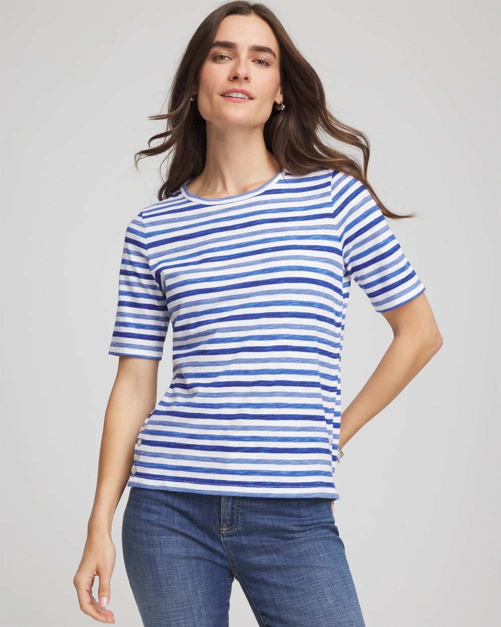 Chico's Best Price | Slub Short Sleeve Tee