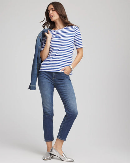 Chico's Best Price | Slub Short Sleeve Tee
