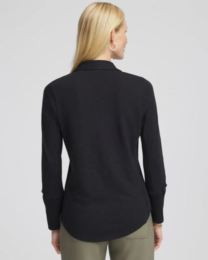 Chico's Hot Sale | Collared Henley Shirt