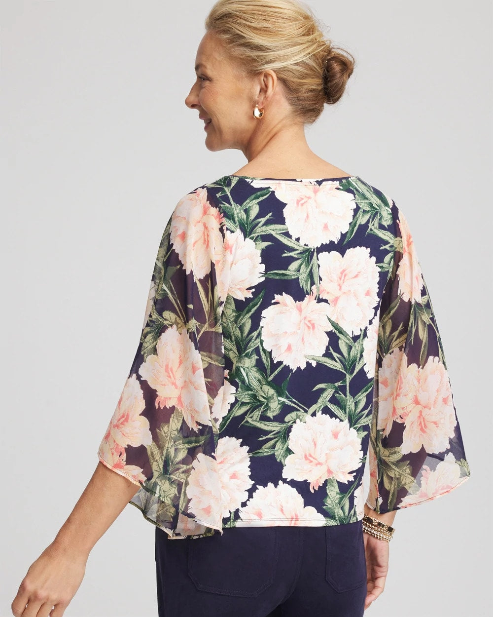 Chico's Sale | Georgette Angel-Sleeved Top