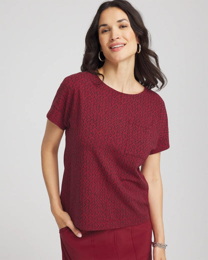 Chico's Deals | Zenergy® UPF Geo-Print Dolman Top