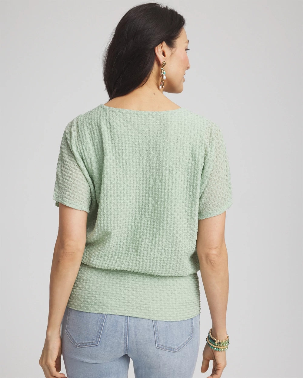 Chico's Popular | Jacquard Banded Hem Top