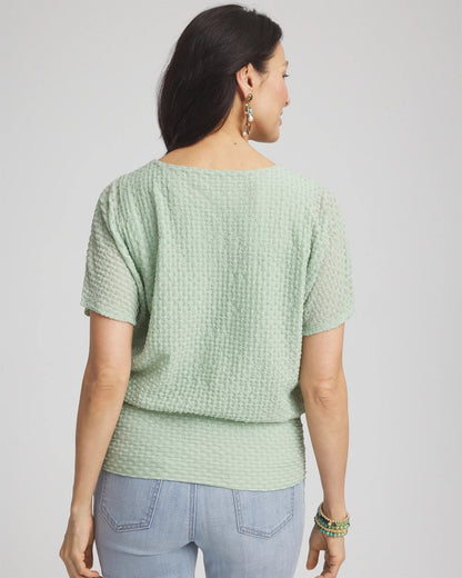 Chico's Popular | Jacquard Banded Hem Top