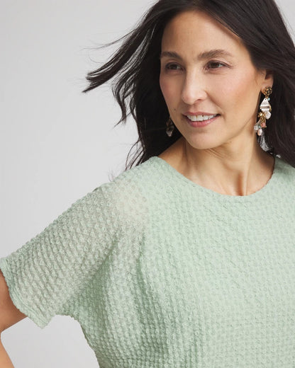 Chico's Popular | Jacquard Banded Hem Top