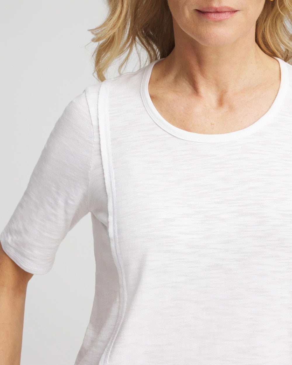Chico's Trending | Slub Paneled Elbow Tee
